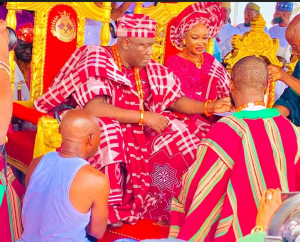 Alaafin of Oyo Confers Chieftaincy Title on Seyi Tinubu